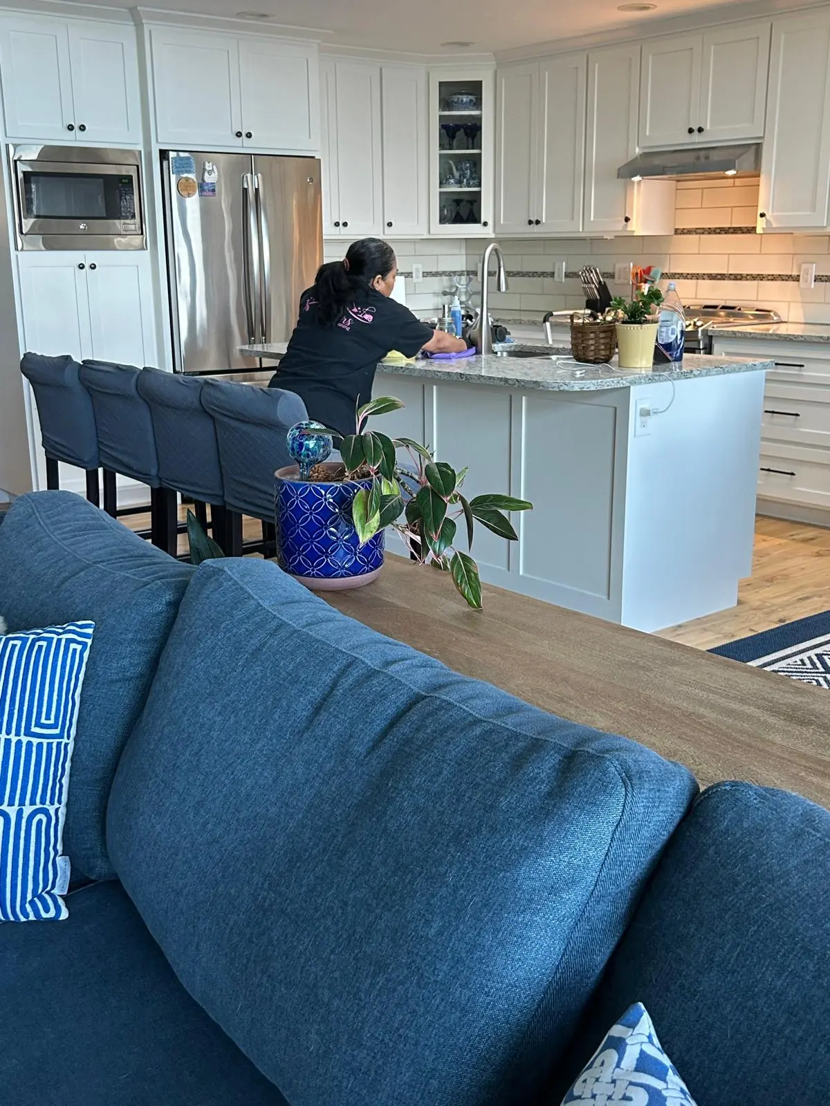 Kitchen, wiped down