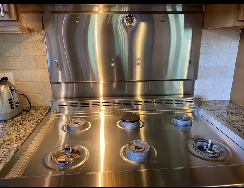 Stovetop deep clean — after